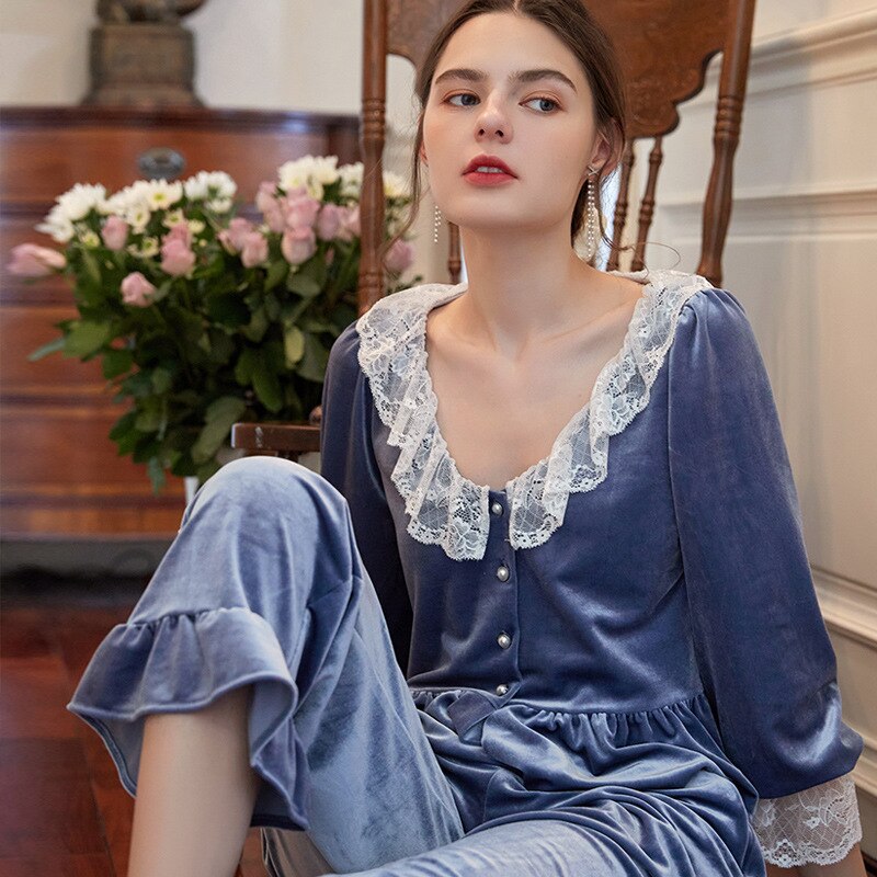 Pyjama Velours Chic Femme