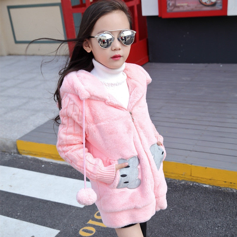 Gilet Duveteux Fille Pilou pilou