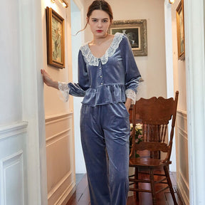 Pyjama Velours Chic Femme